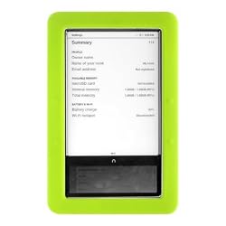 PremiumGreenSoftGelSiliconeSkinfortheNook,BarnesandNoblesElectroniceBookReaderCaseCover