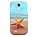 Fosmon MATT Series Rubberized Case for Samsung Galaxy S4 IV - i9500 (Beach with Star Fish)