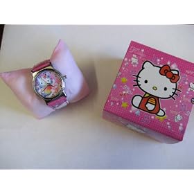 Hello Kitty Watch With Pink And White Band