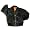 Sportier - Toddler Boys Reversible Flight Jacket, Black, Orange (Size 2T)