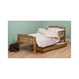 Saplings Pine Junior / Toddler Bed Antique Finish with Spring Mattress