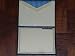 Southworth Fine Cotton Stationary, Flat Panel Cards, 20 Pack Embossed Cards and Lined Envelopes, NAVY Blue