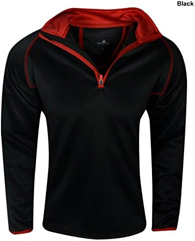 The Weather Company Golf Previous Season Style Poly-Flex Pullover Jacket Black