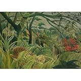 Henri Rousseau - Tiger in a Tropical Storm (Surprised!): 1000 pieces