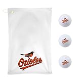 MLB McArthur Baltimore Orioles Golf Ball & Towel Gift Set