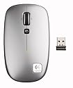 Logitech V550 Nano Laser Notebook Maus schnurlos silber-schwarz