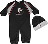 Atlanta Falcons Newborn Cotton Jersey and Hat Set - 6/9 months