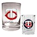 Minnesota Twins MLB Rocks Glass & Square Shot Glass Set