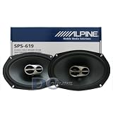 Alpine SPS 619 6x9 3 way Car Audio Speakers