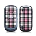 Pink Plaid Design Skin Decal Sticker for the Motorola Rapture VU30 Cell Phone