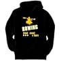 Rowing ... BLOOD , SWEAT & TEARS Sports Mens Hoodie (Black, Sizes X-Small - XXX-Large)