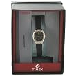 Timex 23251 Women's Gold-Tone and Silver-Tone Dress Watch with Black Genuine Leather Band - IN Attractive GIFT BOX