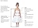 DressHome Scoop Lace Flower Girls Dresses Belt Girls First Communion Dress