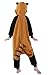 Newcosplay Unisex Children Racoon Pyjamas Halloween Onesie Costume (125)