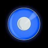 Funky Eyes Fashion Contact Lenses with Soloution & Case - UV Blue (30 days)