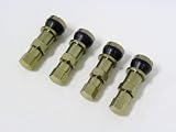 NISSAN WHEELS BILLET ALUMINUM VALVE STEM CAP KIT BRONZE