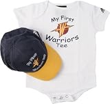 Golden State Warriors Newborn ''My First Warriors Tee'' Bodysuit and Cap Set