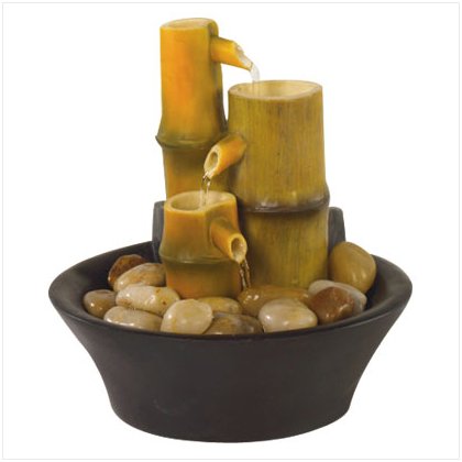 ZEN BAMBOO TABLETOP FOUNTAIN