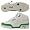White/Kelly Green