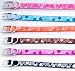 Designer's Glow-in-the-Dark 3-D Embossed Dog Collar - Polka Dots - Sky Blue/S (10