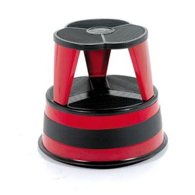 Cramer LLC Kik-Step 1001 Rolling Step Stool 500 Lb Capacity w/Steel Body Non-Skid Base-Red On Sale