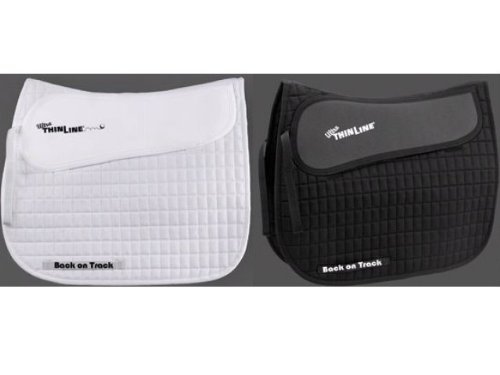 ThinLine and Back On Track - Contender II saddle pad, Black, All Purpose