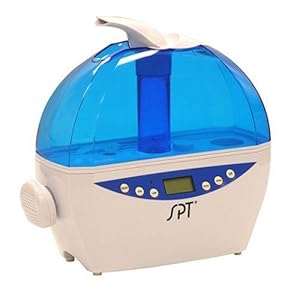 SPT SU-2081B Digital Ultrasonic Humidifier with Hygrostat Sensor Blue