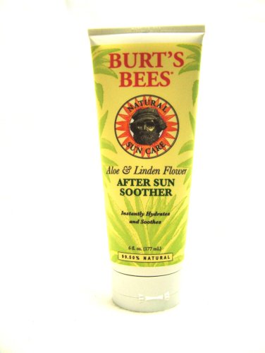 Burt's Bees After Sun Soother, Aloe And Linden Flower, 6-Ounces Tubes (Pack of 2)