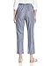Alfred Dunner Women's Pinstripe Straight Leg Short Pant