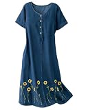 National Denim Sunflower Dress