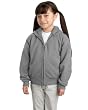 Port & Company Youth Full Zip Hooded Sweatshirt. PC90YZH