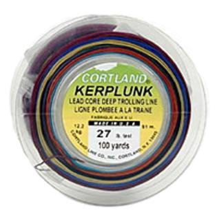 CORTLAND KERPLUNK 27# 100 YARDS 10 COLORS LEADCORE TROLLING LINE