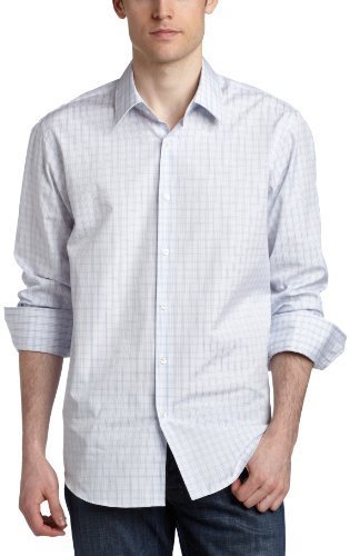 HUGO BOSS Men’s Enzo Regular Fit Dress Shirt,Medium Blue