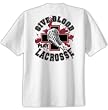Adult Give Blood Play Lacrosse T-Shirt