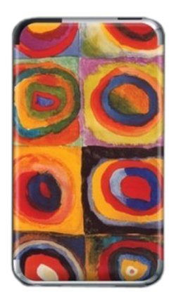 GelaSkins Protective Skin for iPod touch (Farbstudie Quadrate)--with Access to Matching Digital Wallpaper Downloads