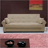 Roxbury Casual Convertible Sofa in Olive Fabric