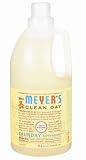 Mrs. Meyers Clean Day Laundry Detergent, Baby Blossom, 64-Ounce Bottles (Pack of 6)