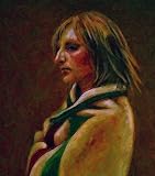 Custom Order #X8-3OV, Oil on Canvas, Custom Painting of The Person You Love, For 1 Person of Customer's Choice, Style: Expressionism, with Signature Text "YOU ARE MY GREATEST", Canvas Size 12 x 15 inch