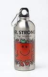 Mr Strong Water Bottle - stainless steel 600ml - Mr Men & Little Miss