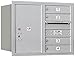 Salsbury Industries 3706D-04ARP 4C Horizontal Mailbox, Aluminum