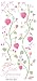 RoomMates RMK1084GC Fairy Princess Peel and Stick Growth Chart