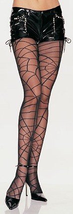 Sheer Spiderweb Pantyhose
