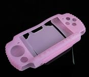 BABY PINK Soft Rubber Jelly Silicone Skin Cover Case for Sony Play Station Portable PSP 3000