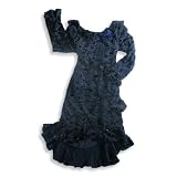 Jumpers - Toddler Girls Long Sleeve Raised Intarsia Dress, Navy