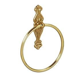 Gatco 2798 Antique Towel Ring, Brass