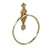 Gatco 2798 Antique Towel Ring, Brass