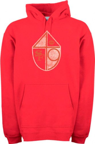San Francisco 49ers Classic NFL Throwback Logo Hooded Sweatshirt