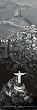 Rio De Janeiro (Cristo Redentor, Mureo Do Corcovado, Door) Art Poster Print - 21x62