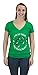 I'm so Irish My Liver Hurts | Funny St. Patrick's Day Women's Green Deep V-Neck