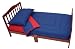 American Baby Company Percale 4 Piece Toddler Bed Set, Red/Royal